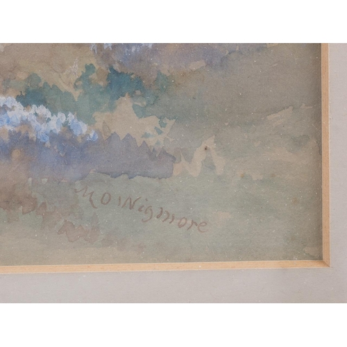 365 - M O Wigmore: watercolours, coastal scene, 9 1/2