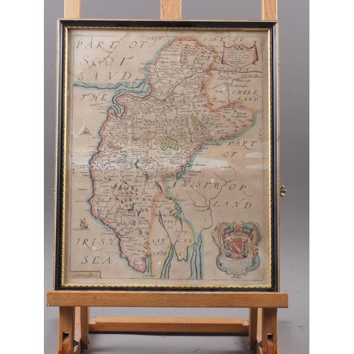 320 - Isaak Tirion: 18th century hand-coloured map 