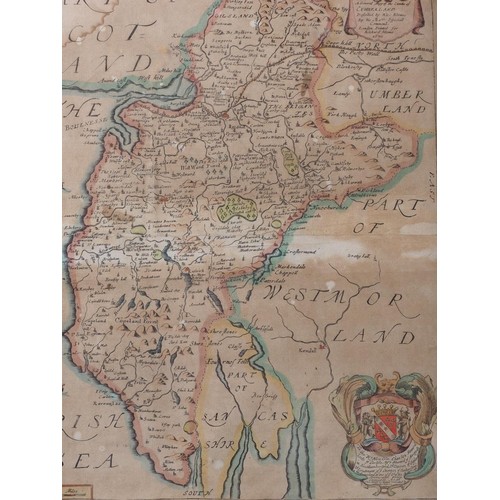 320 - Isaak Tirion: 18th century hand-coloured map 