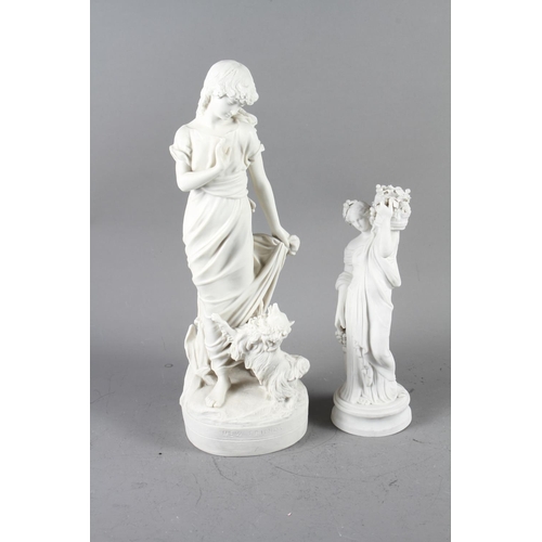 16 - Owen Hale, 1883: Copeland Parian figure group, 