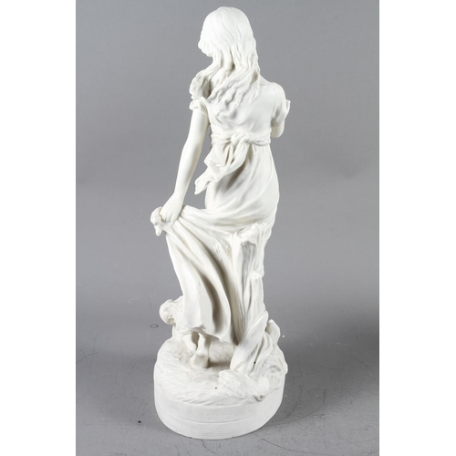 16 - Owen Hale, 1883: Copeland Parian figure group, 