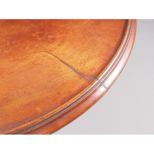 141 - A 19th century mahogany lazy Susan, 18 3/4