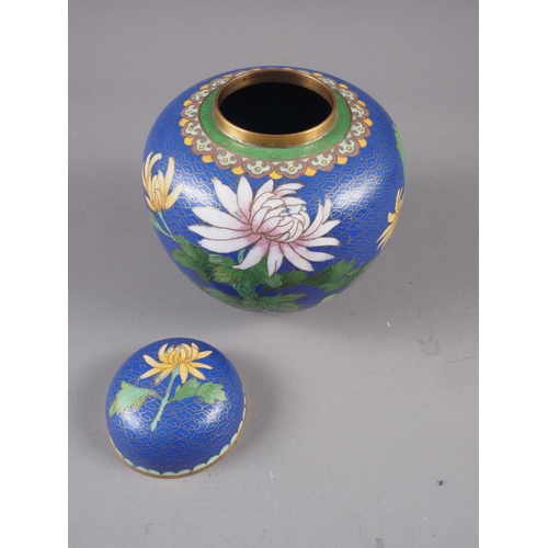 97 - A cloisonne cigarette box, 4