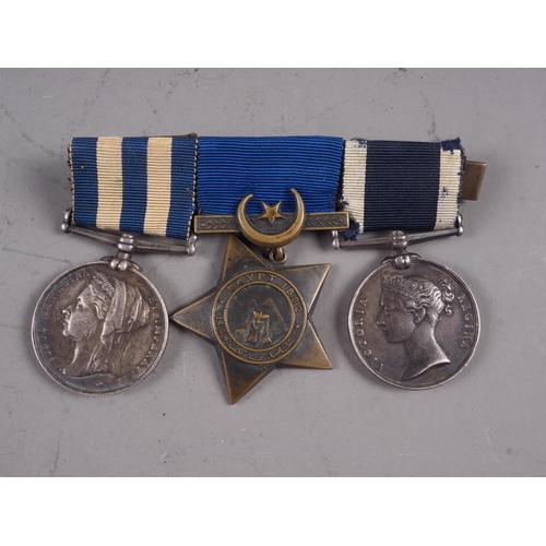 262 - A set of three 19th century medals awarded to William Halliday, including Long Service and Good Cond... 