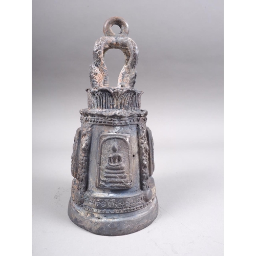 146 - A Thai? base metal figure, 6 1/2