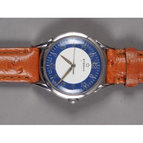 310 - A gentleman's Eterna manual wristwatch with leather strap