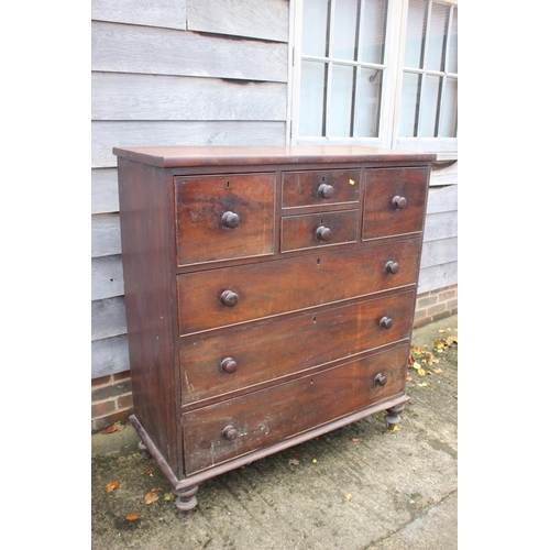 463 - A 19th century mahogany 