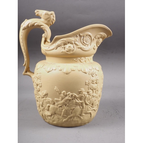 61 - A Minton floral decorated jardiniere, 8 1/4