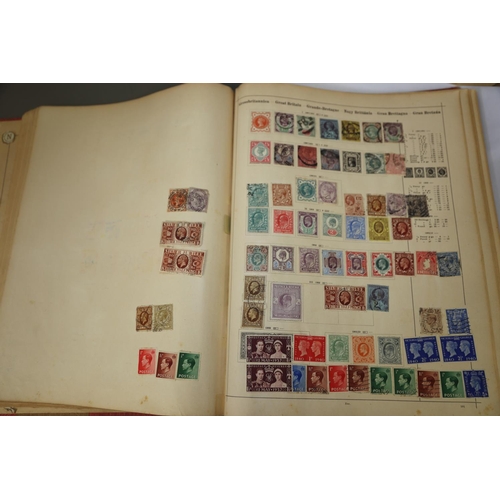 244 - An album of late 19th/early 20th century world stamps, a collection of loose stamps and first day co... 