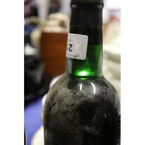 219 - Three bottles of Crofts Port 1963