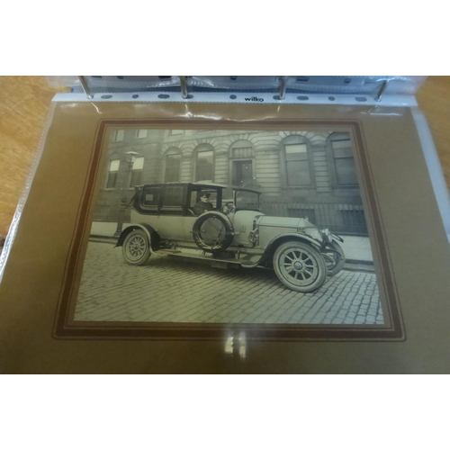 17 - Various Motor Cars. An album of motor car makers beginning with 'M' mainly postcards and postcard si... 