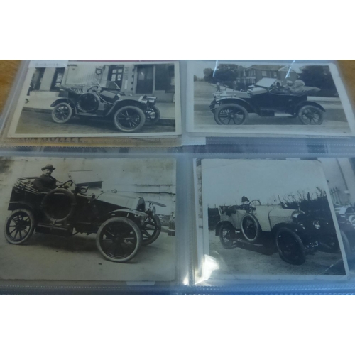 19 - Various Motor Cars. An album of motor car makers beginning with 'L', mainly postcards and postcard s... 