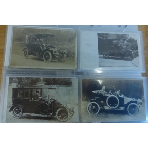 30 - Various Motor Cars. An album of motor car makers beginning with 'C' Mainly postcards and postcard si... 