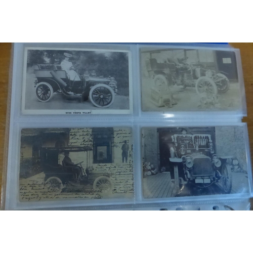 30 - Various Motor Cars. An album of motor car makers beginning with 'C' Mainly postcards and postcard si... 