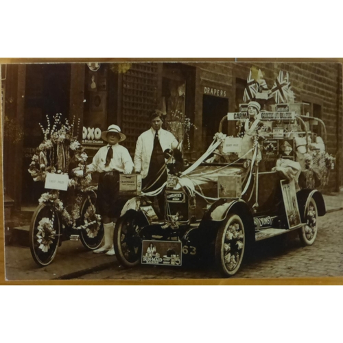 41 - Morris 1920s - 1930s. An album of mostly postcard size images, some good promotional photographs, so... 