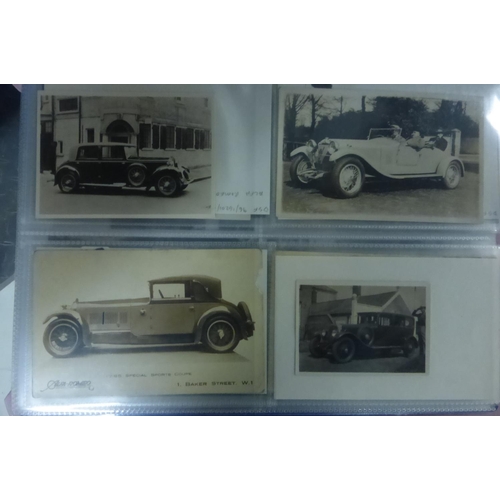 43 - Various Motor Cars. An album of motor car makers beginning with 'A' to include; Auto Carrier, A,B,C.... 