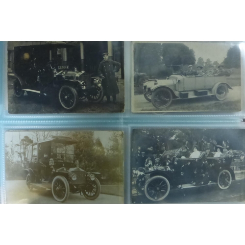 44 - Various Motor Cars. An album of motor car makers beginning with 'A' to include; Amilcar, Angus Sande... 