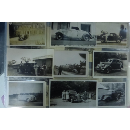 45 - Ford V8, Vans and 1950 Models. An album of postcards, postcard size photographs, end prints and othe... 