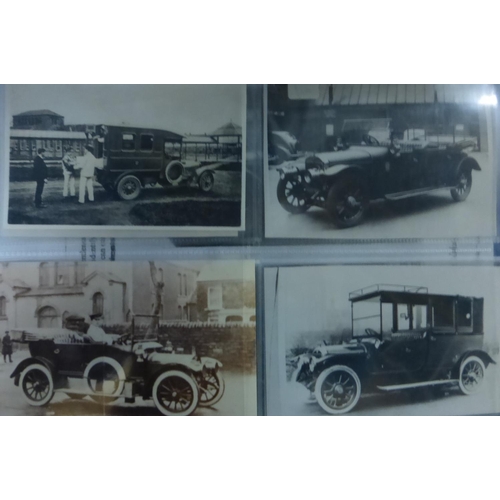 47 - Ford Veteran and Vintage Commercial Vehicles. An album of postcards, postcard size photographs, end ... 