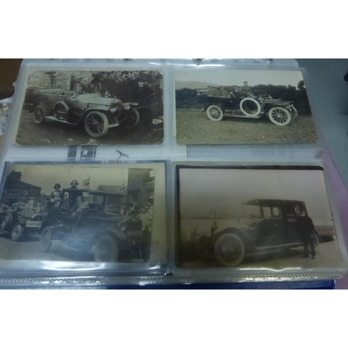 53 - Various Motor Cars. An album of motor car makers beginning with 'A' to include; B.S.A., Benz, Bianch... 