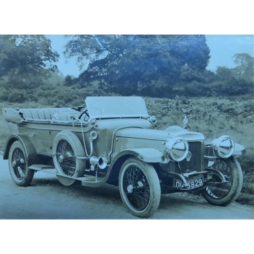 55 - Daimler 1905 - 1930s. An album of postcards and larger images, some with text and postage cancelatio... 