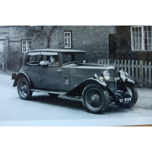 56 - Riley 1899 - 1969. An album of monochrome postcards and photographs of various sizes, end prints, so... 