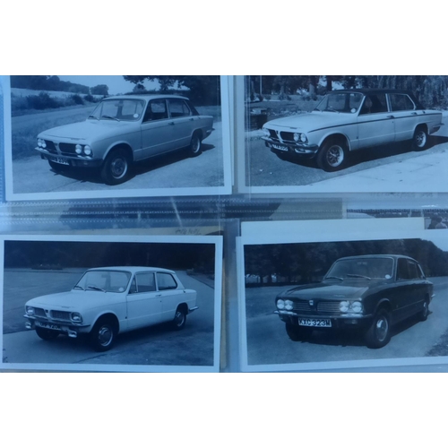 66 - Various Motor Cars. An album of motor car makers beginning with 'T' and 'U' to include; Talbot, Tamp... 