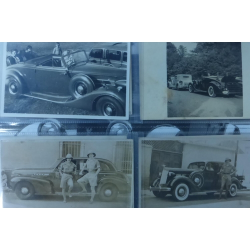 72 - Various Motor Cars. An album of motor car makers beginning with 'P' to include; Packard, Palladium, ... 