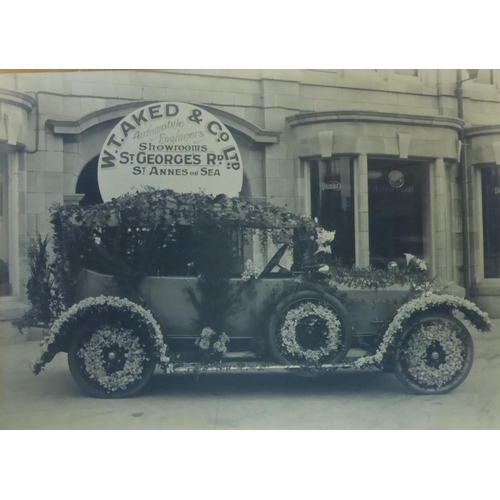 75 - Wolseley Veteran - 1930s. An album of monochrome postcards, many photographs, various sizes, end pri... 