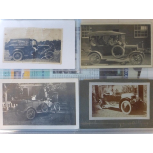 94 - A Postcard and Motor Car Assortment. Postcards, photographs, various sizes, all in good or better co... 