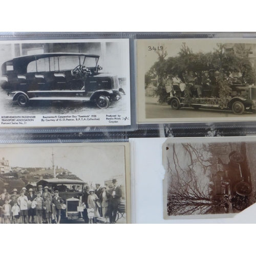 95 - A Postcard and Photograph Assortment. Postcards, photographs, various sizes, many with DL and EL reg... 