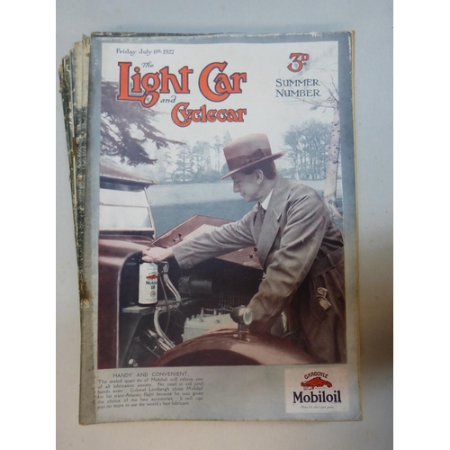 144 - Light Car & Cyclecar Magazine. Assorted loose issues. Nos 763 (2 examples), 764, 769, 919, 1079,... 