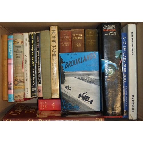 165 - 17 Assorted Volumes including: Motor Racing, SCH Davis; The Complete Motorist, Filson Young; Wheels ... 