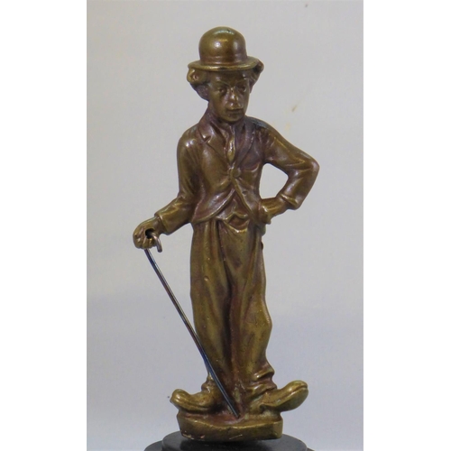 186 - A Charlie Chaplin Character Mascot, with good detail and patina, vintage period, probably made by Au... 