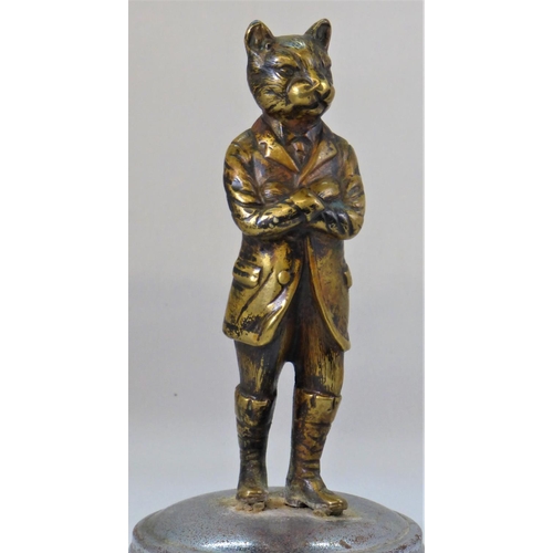 188 - Flockton, Tompkin & Co 'Cat In Boots' Mascot. A gentleman standing cat mascot dating circa 1912,... 