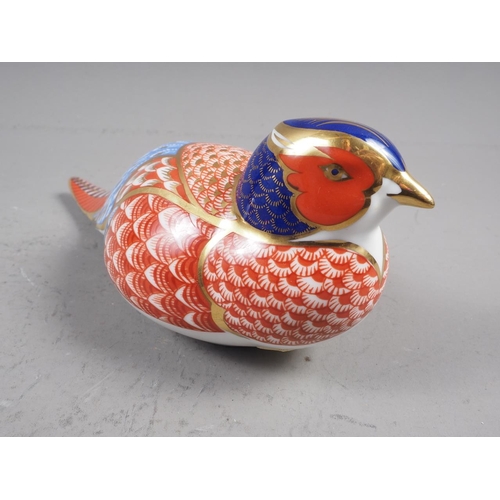 17 - A Royal Crown Derby Imari pheasant, 7