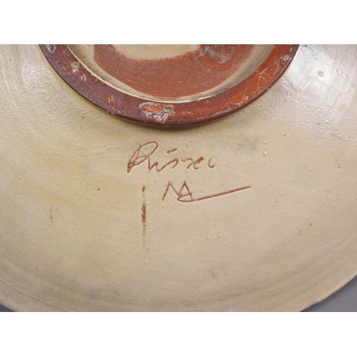 56 - A tin-glazed bowl with fish decoration, 12