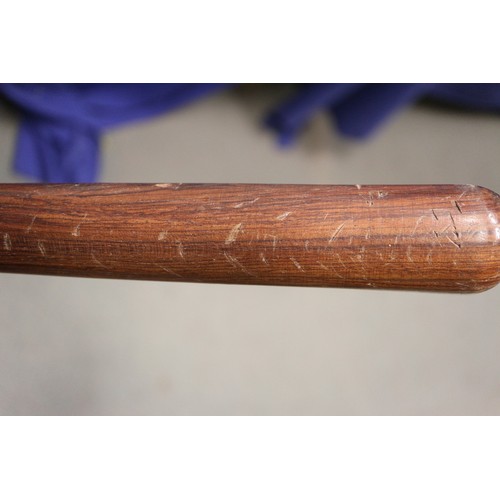 237 - A turned hardwood truncheon, 15 1/2