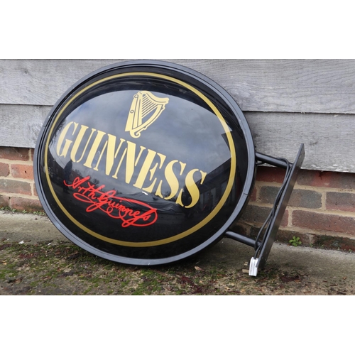 246 - A Guinness double-sided pub sign, 31