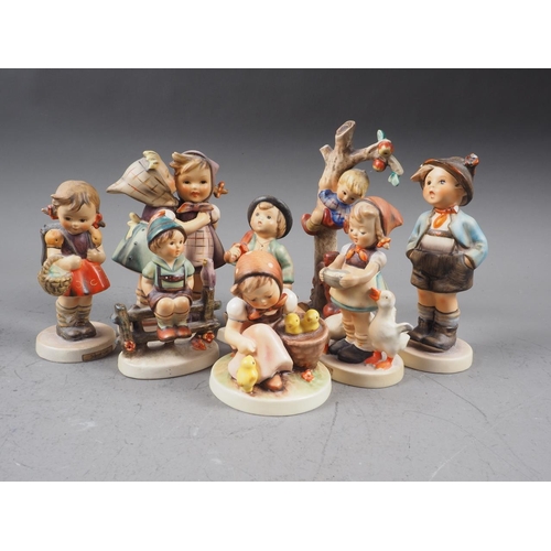 35 - Eight Hummel figures, including 