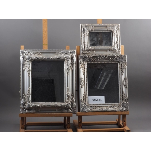 484 - Five silvered framed wall mirrors, various small sizes