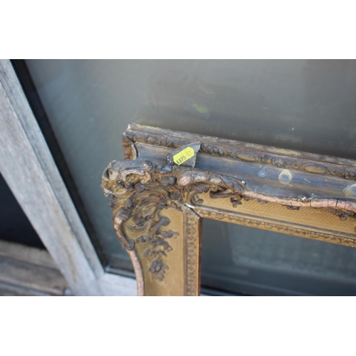 158 - An ornate gilt picture frame, 31