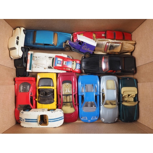 170 - A quantity of mostly die-cast model vehicles, including a Dinky Toys model Cunningham C-5R, a Dinky ... 