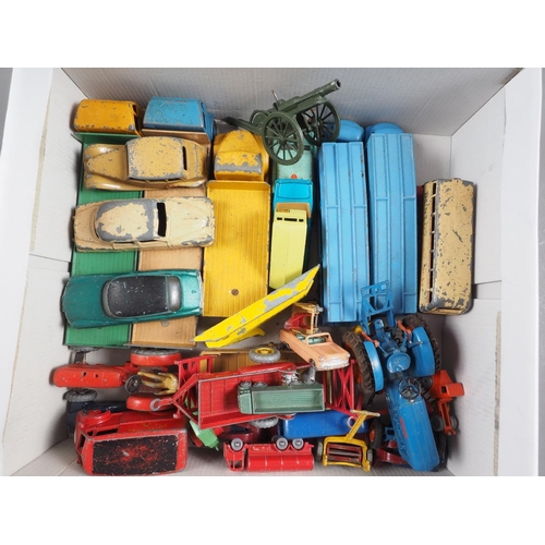 170 - A quantity of mostly die-cast model vehicles, including a Dinky Toys model Cunningham C-5R, a Dinky ... 