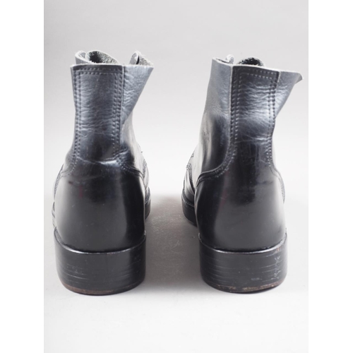 211 - A pair of dress marching boots with hobnail soles