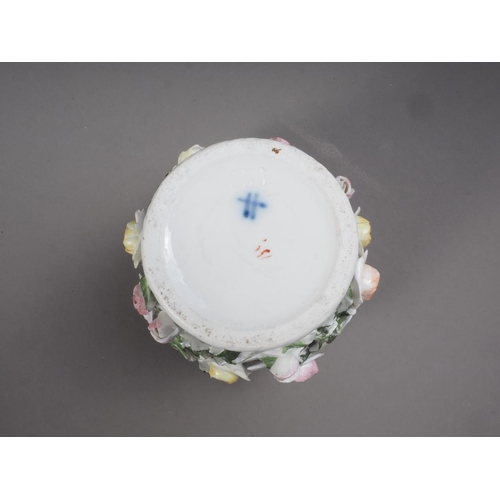 68 - A Continental shaped dish with floral decoration, 10