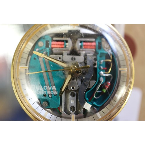 330 - A Bulova Accutron Spaceview MG wristwatch with expanding bracelet