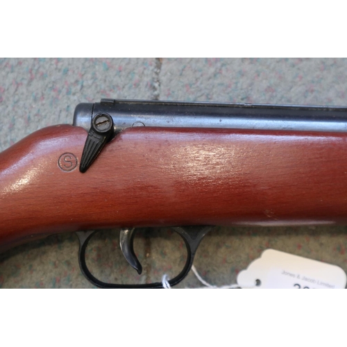 207 - A Milbro G36 .22 calibre air rifle and a collection of air pellets, various