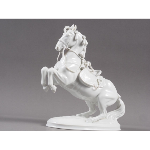 23 - A Minton Parian figure of flight into Egypt, 10 1/4