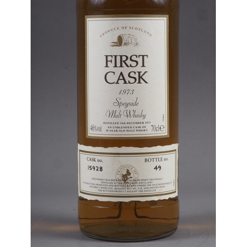 235 - A 70cl bottle of 30-year old First Cask Speyside Malt Whisky, 1973